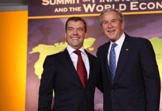 Medvedev, «la crisi economica è come il nazismo» 6 medvedev bush